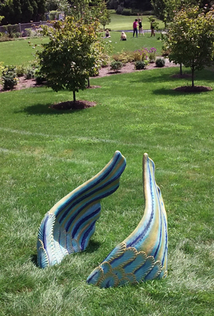 Flying Horse Outdoor Sculpture Exhibit at Pingree School